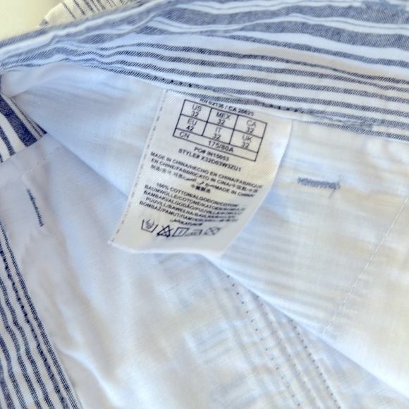 Like new condition men’s guess shirts grey and white, size 32 - Picture 3 of 3